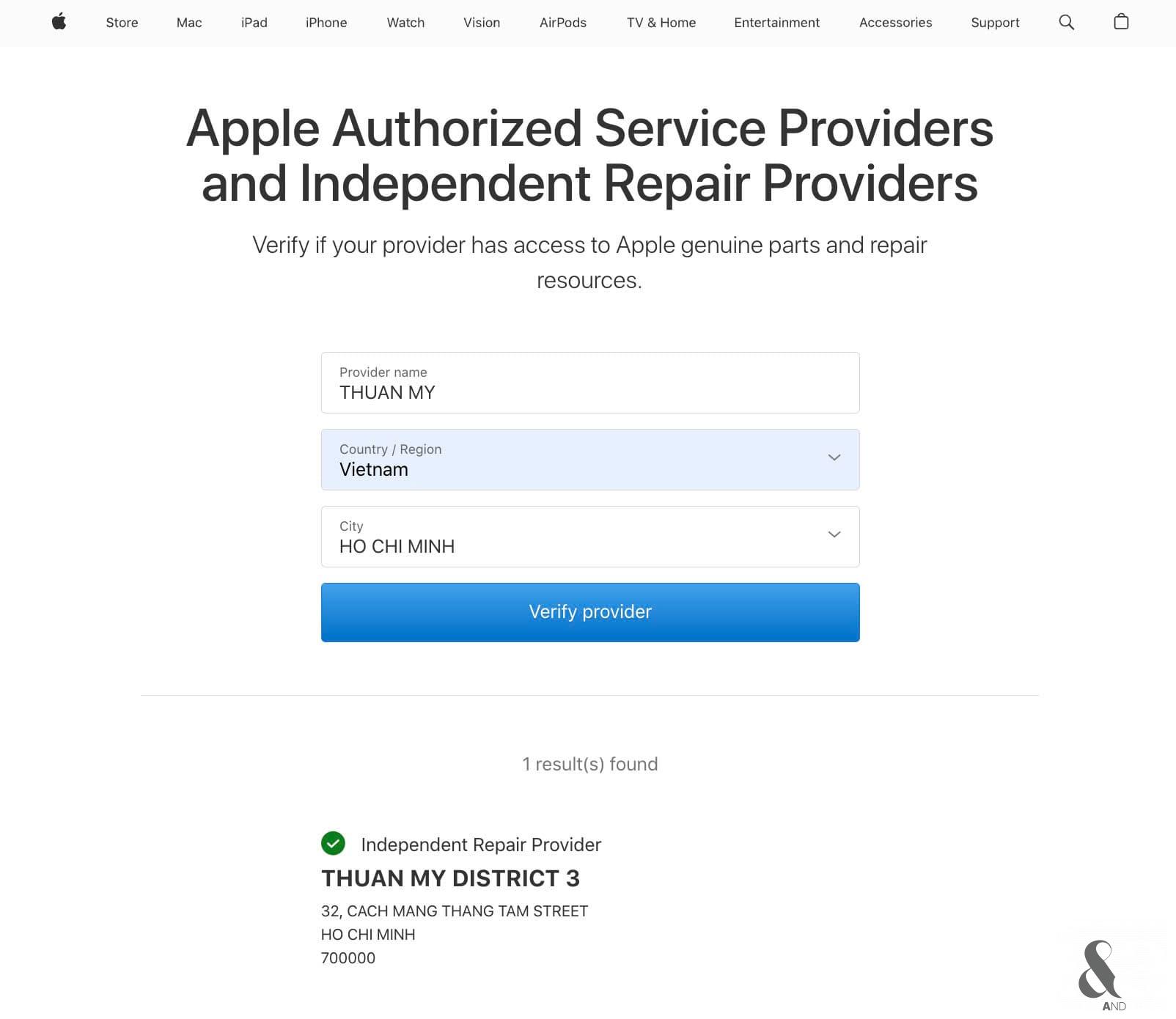 Trung tâm bảo hành apple - Thuận Mỹ