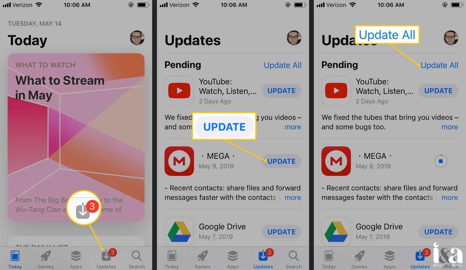 Update ứng dụng trên App Store