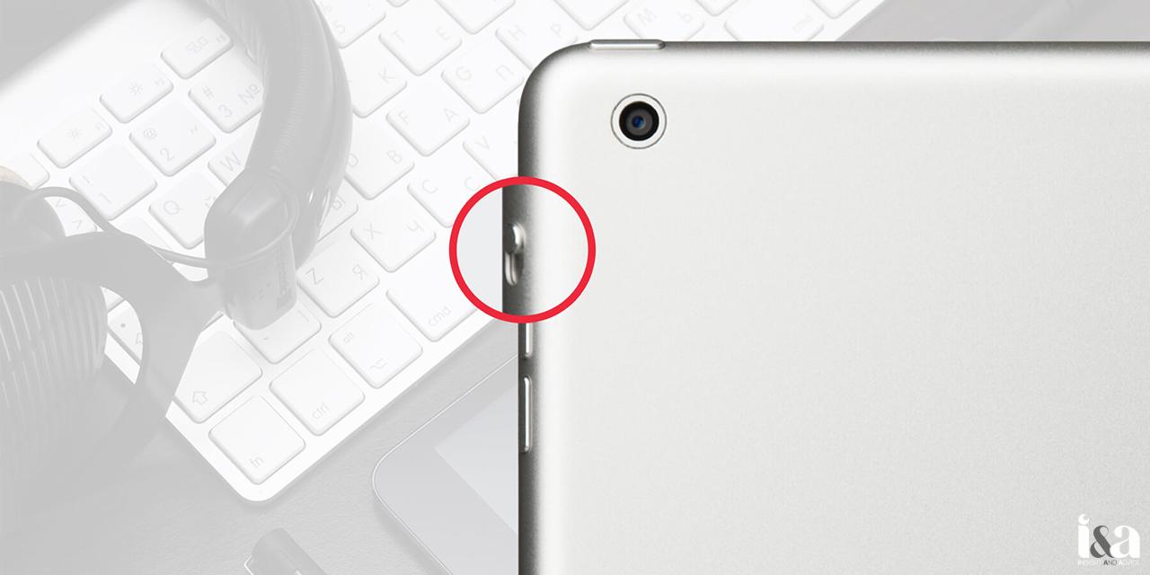 Nút im lặng của iPad