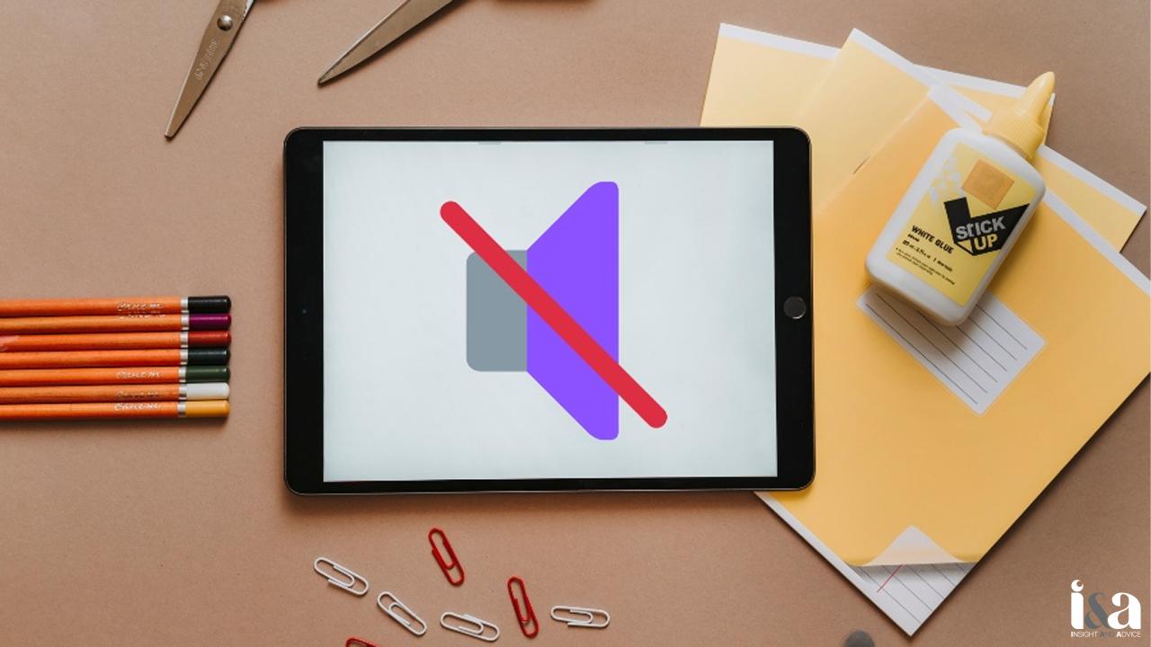 iPad bị mất tiếng loa ngoài