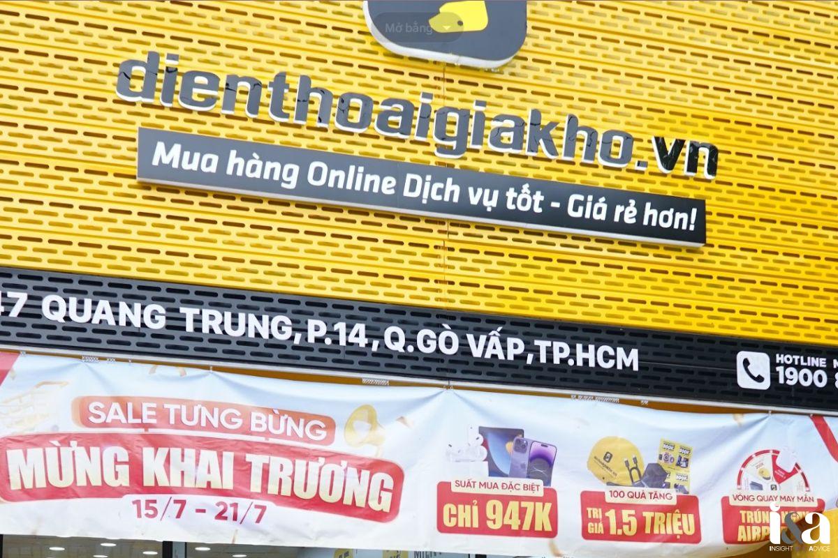 Cửa hàng điện thoại cũ Dienthoaigiakho