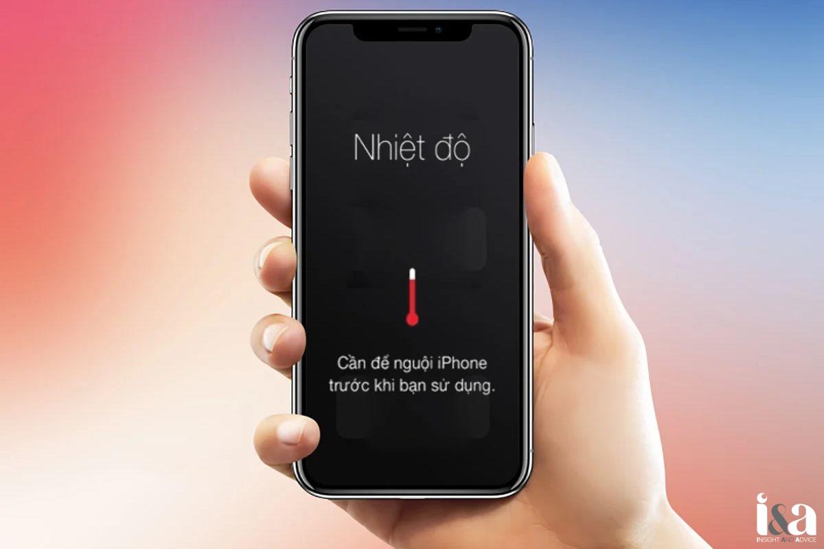 iPhone báo lỗi nhiệt độ cao