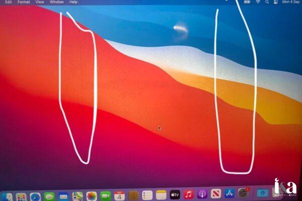 Màn hình Macbook bị sọc