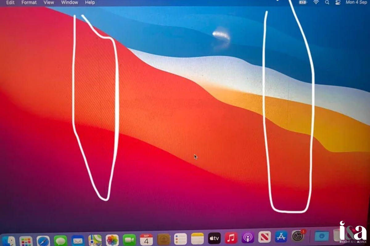 Màn hình Macbook bị sọc