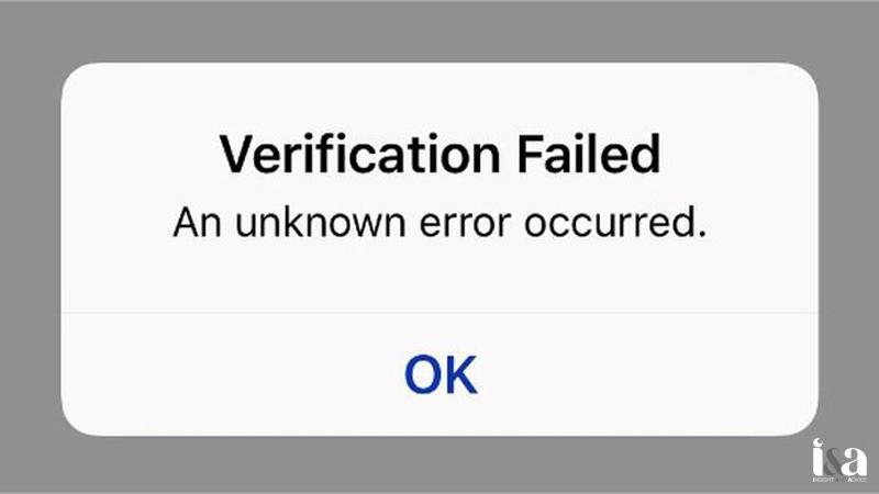 Thông báo lỗi khi đăng nhập icloud