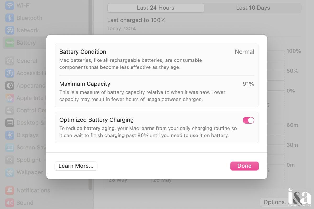 Kiểm tra pin Macbook