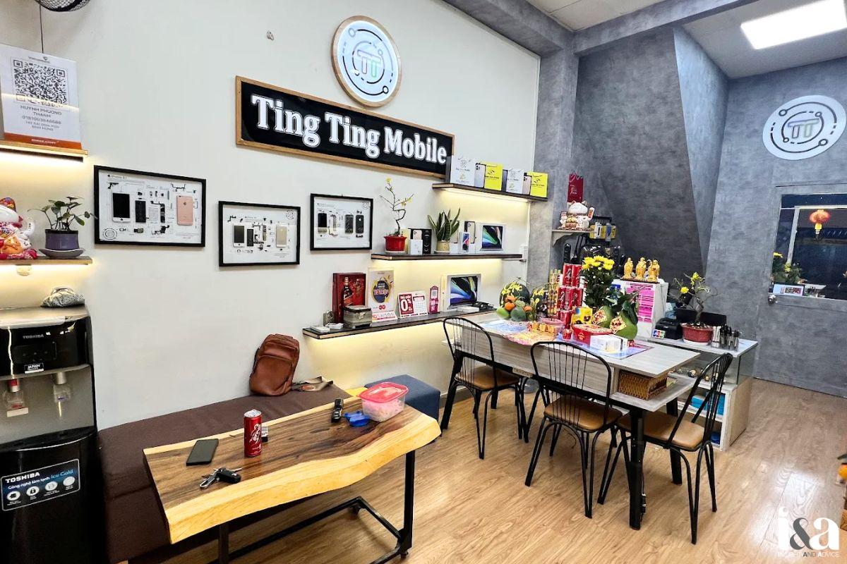 Không gian trưng bày sản phẩm của Ting Ting Mobile