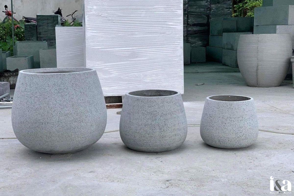 Xưởng sản xuất chậu cây terrazzo Chậu Cây Sài Gòn