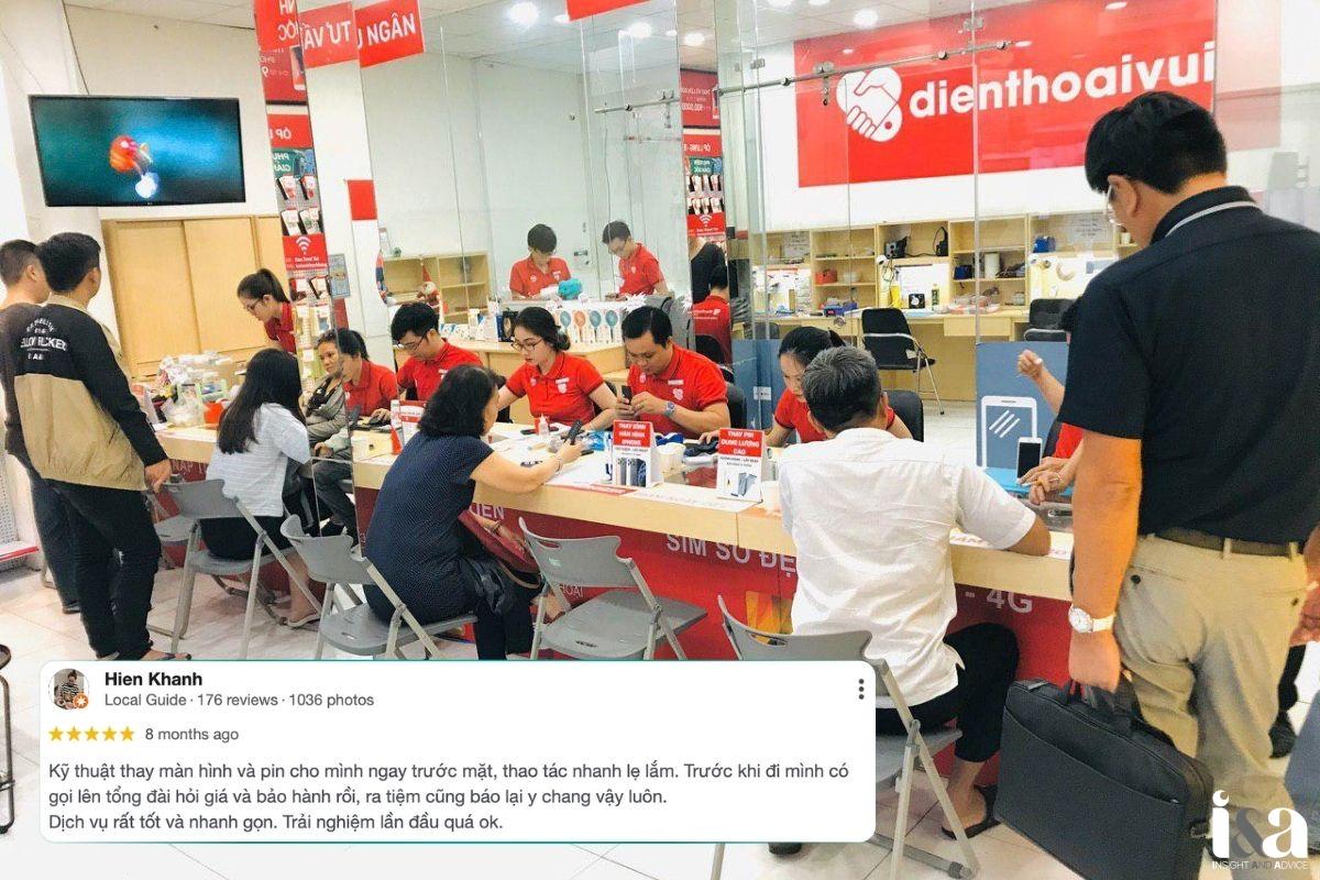 Khách hàng review về Điện Thoại Vui