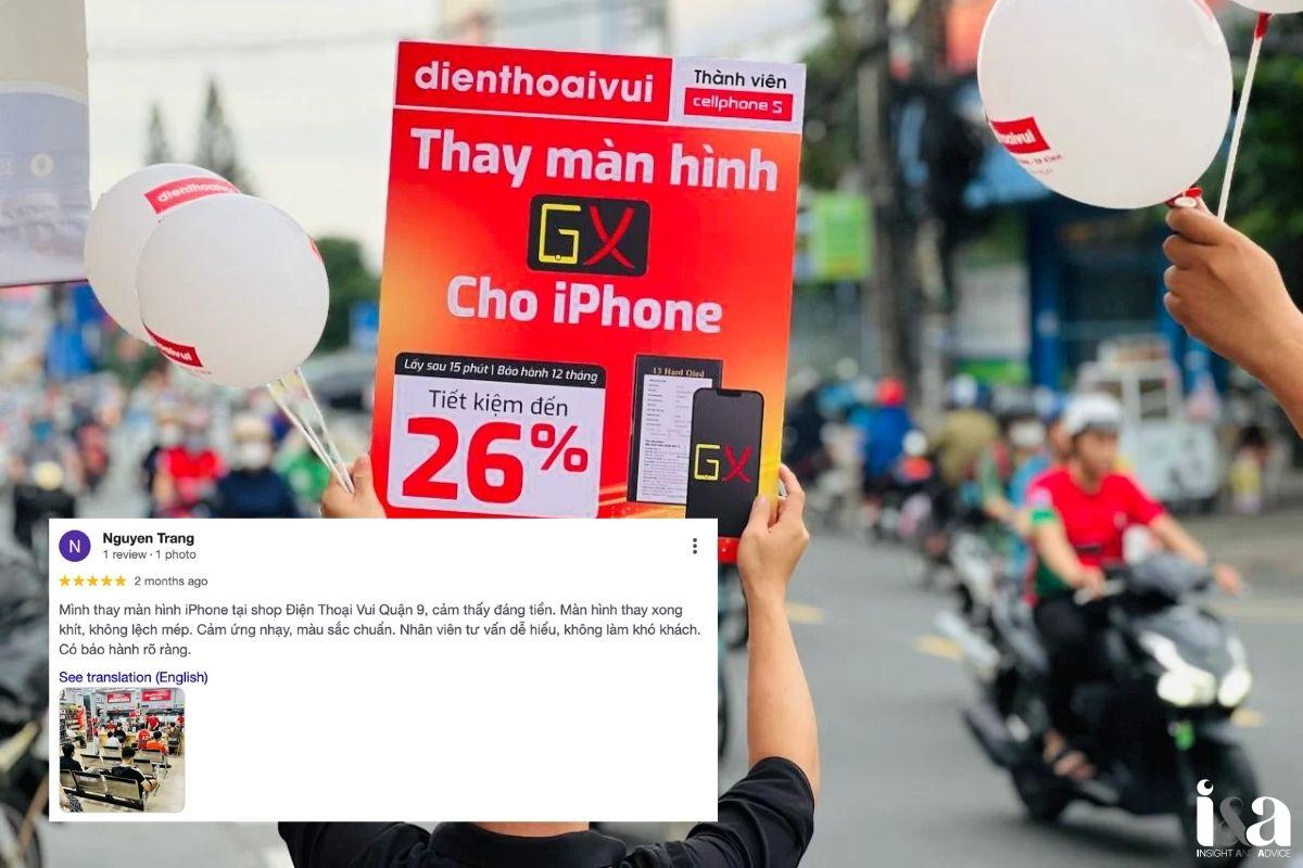 Review của khách hàng về Điện Thoại Vui