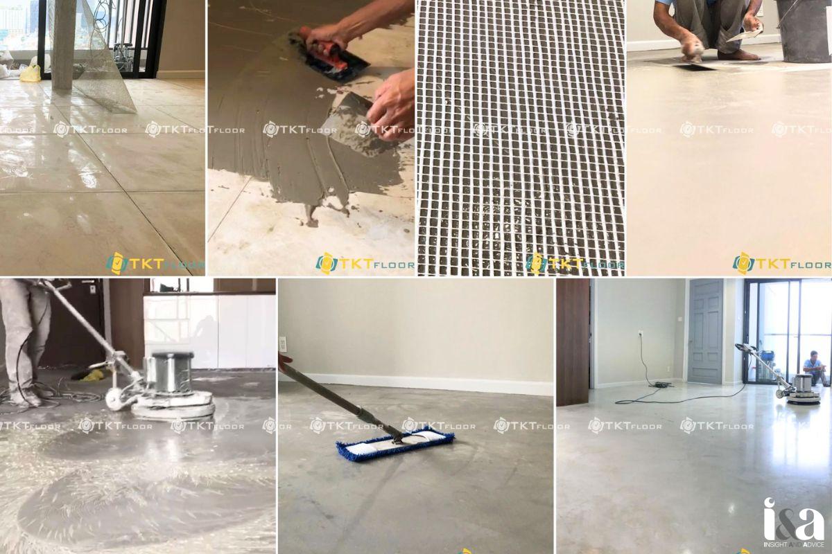 TKT Floor các bước thi công nền sàn