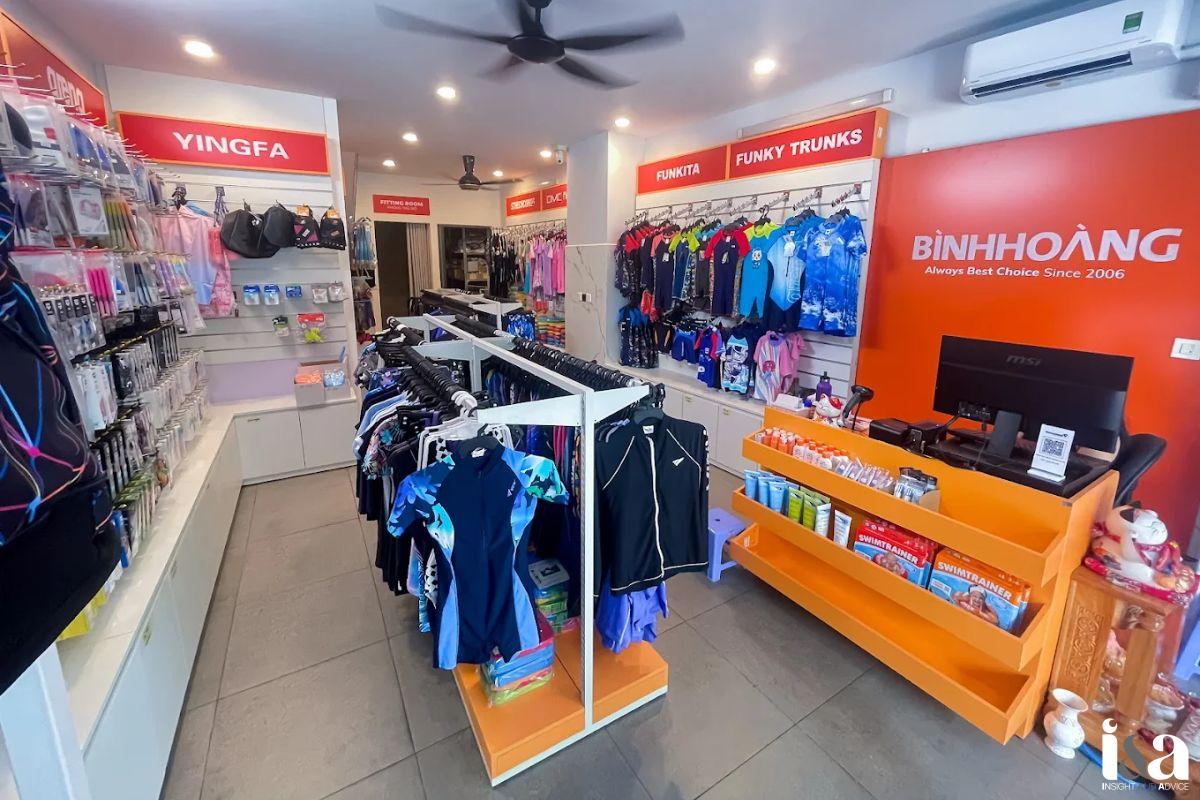 không gian bên trong của Bình Hoàng Swim (BHSwims)