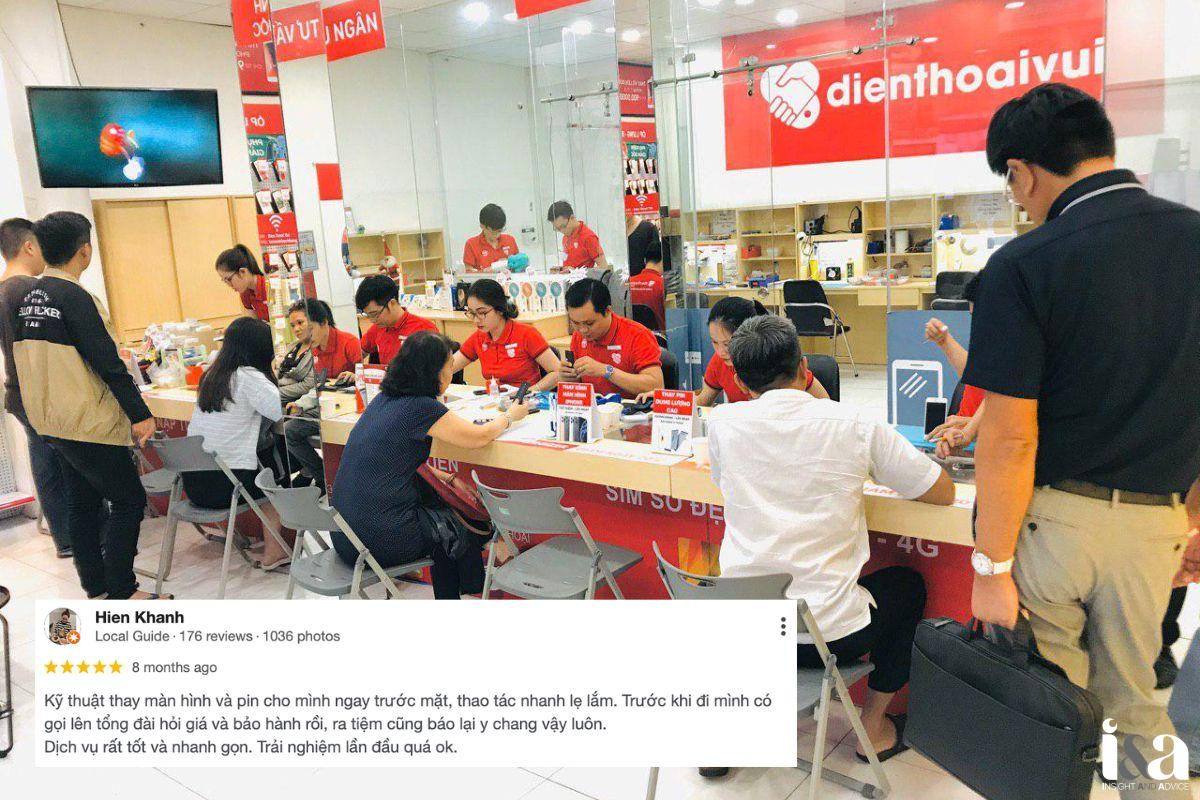 Khách hàng review về Điện Thoại Vui