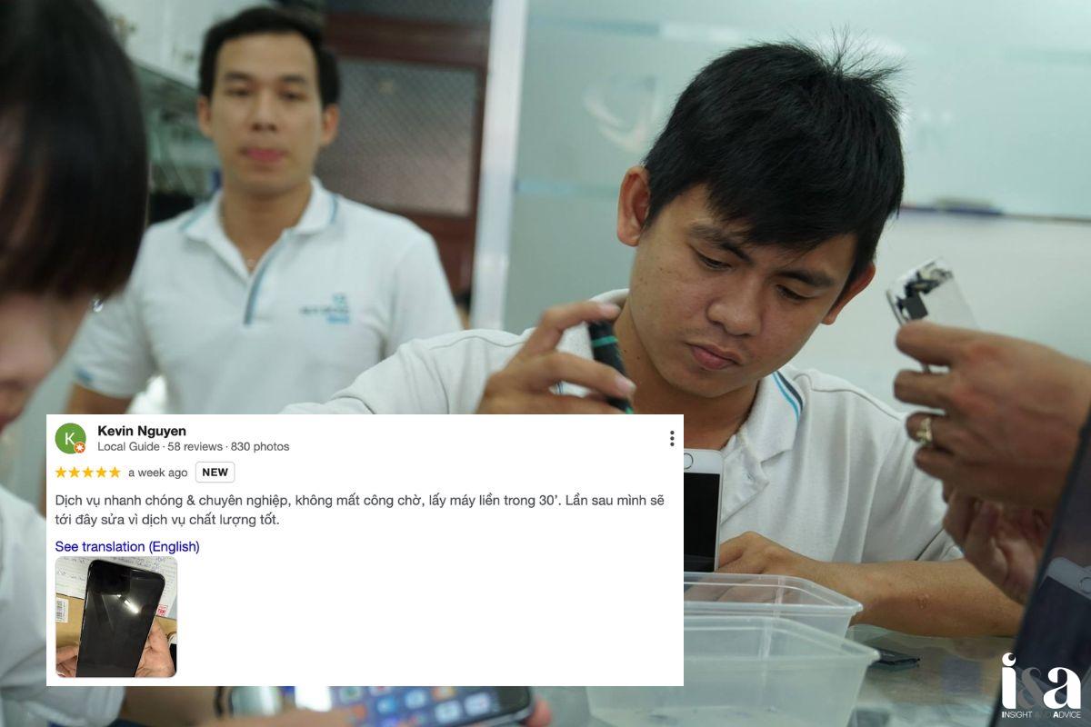 Review của khách hàng về Huy Dũng Mobile
