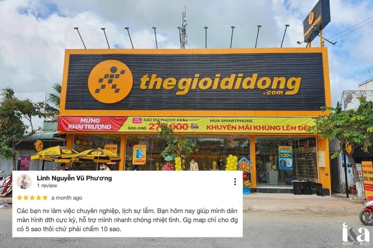 Review của khách hàng về Thế Giới Di Động
