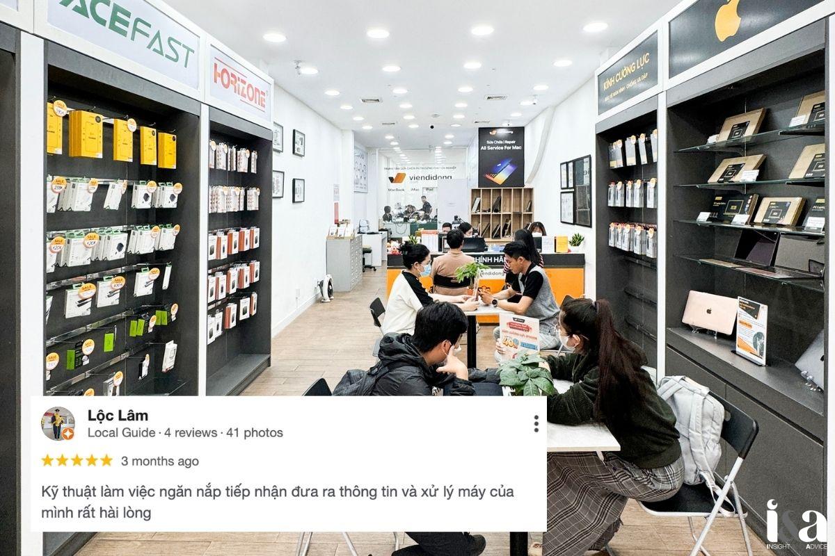 Ảnh không gian Viện Di Động và review của khách hàng