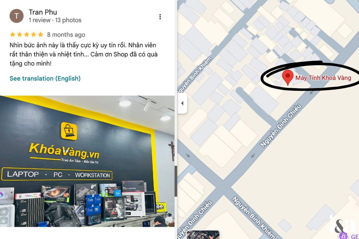 Khóa Vàng GG Maps