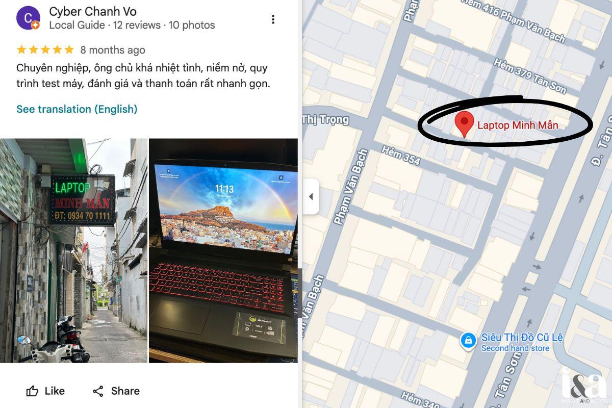 Laptop Minh Mẫn GG Maps
