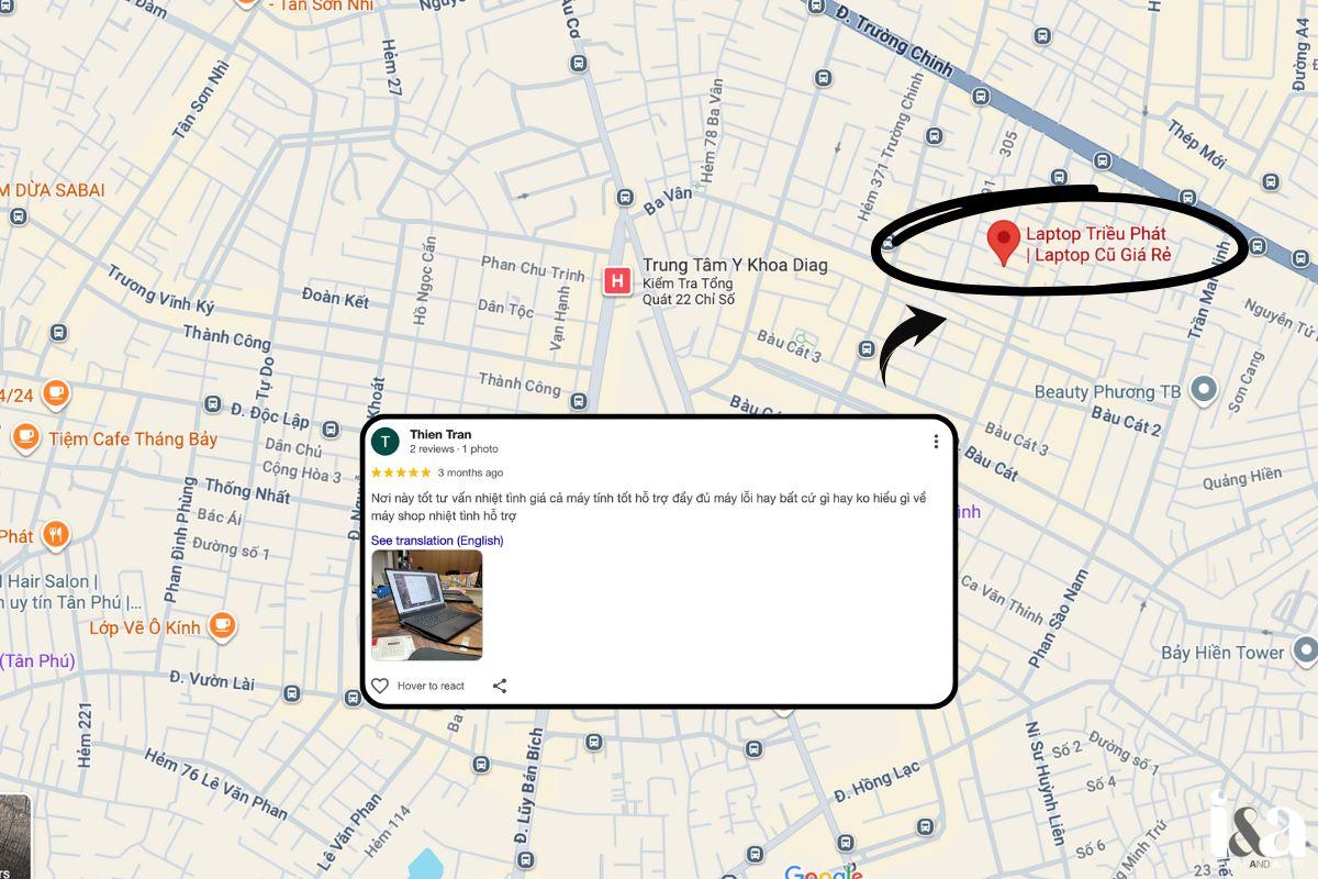 Laptop Triều Phát GG Maps