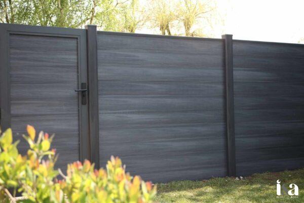 xưởng làm cổng gỗ composite đẹp