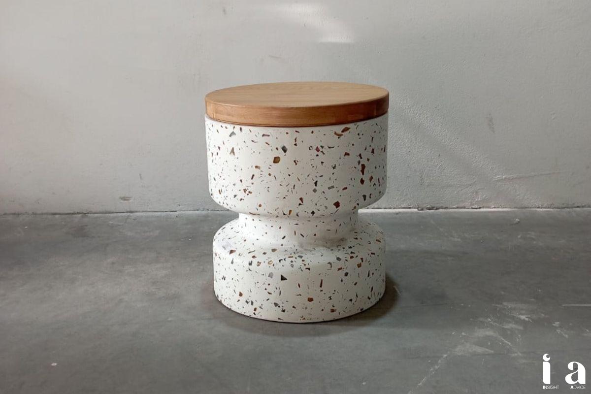 ghế đôn terrazzo