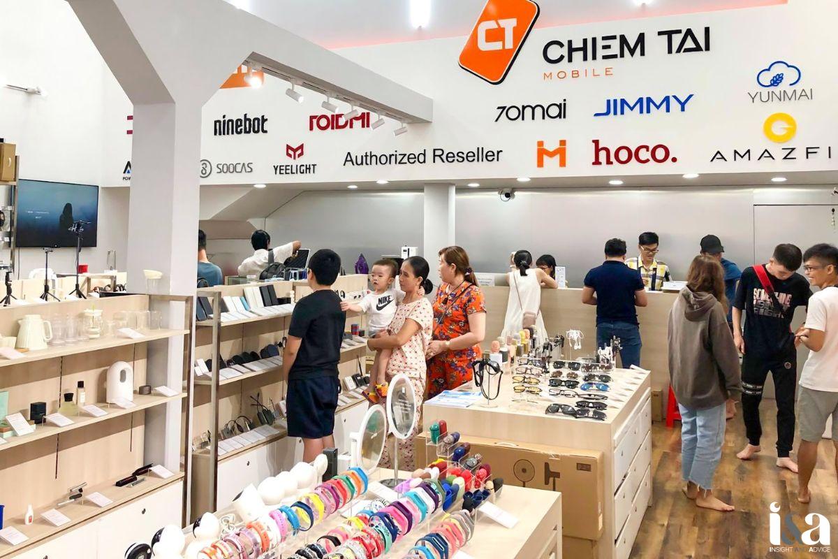 không gian bên trong Chiêm Tài Mobile