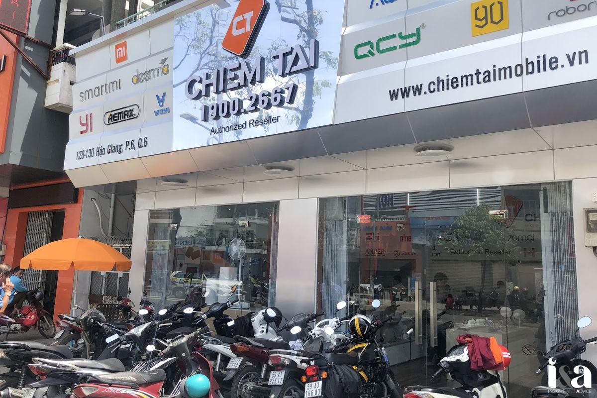 mặt tiền cửa hàng Chiêm Tài Mobile