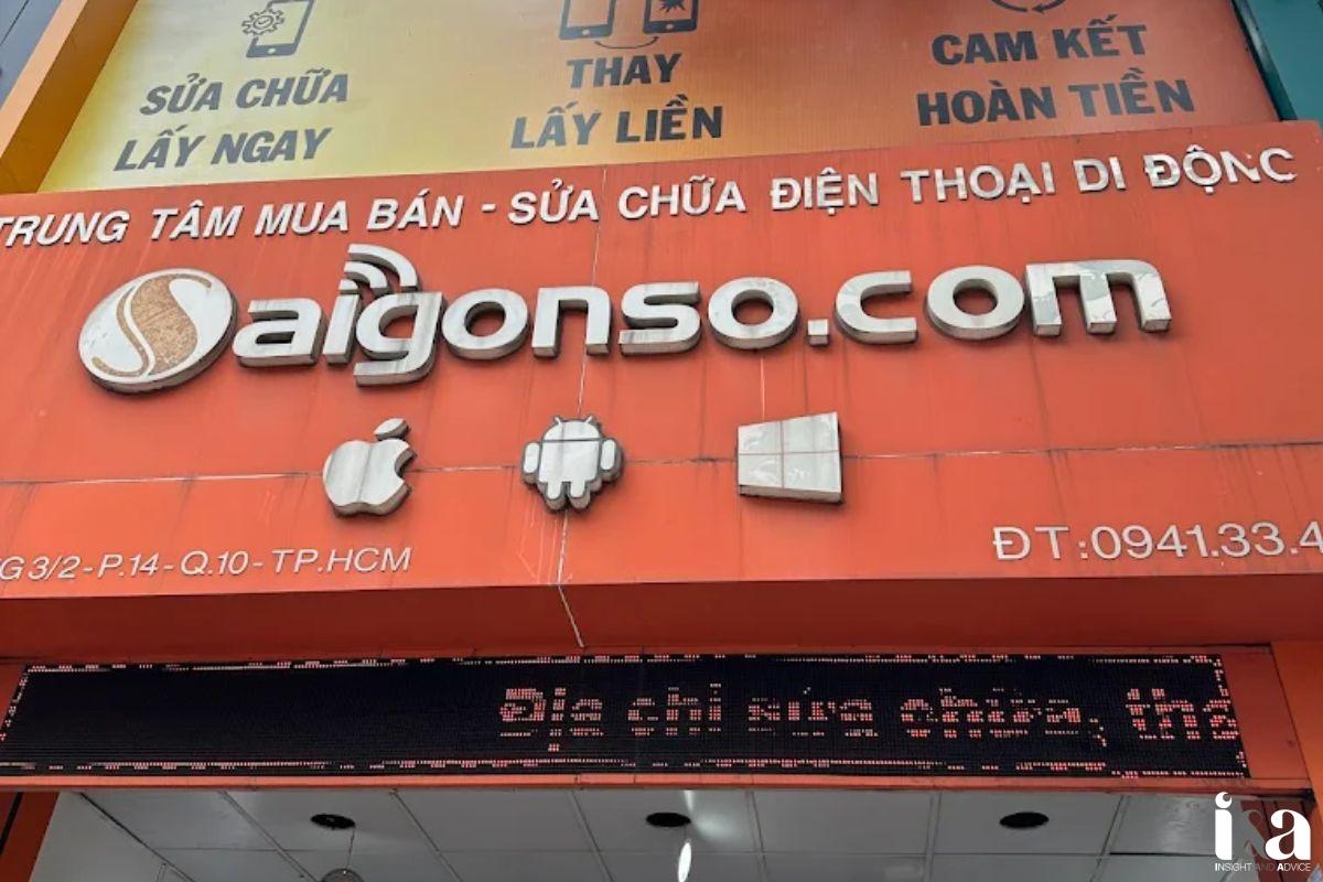 bảng hiệu Sài Gòn Số
