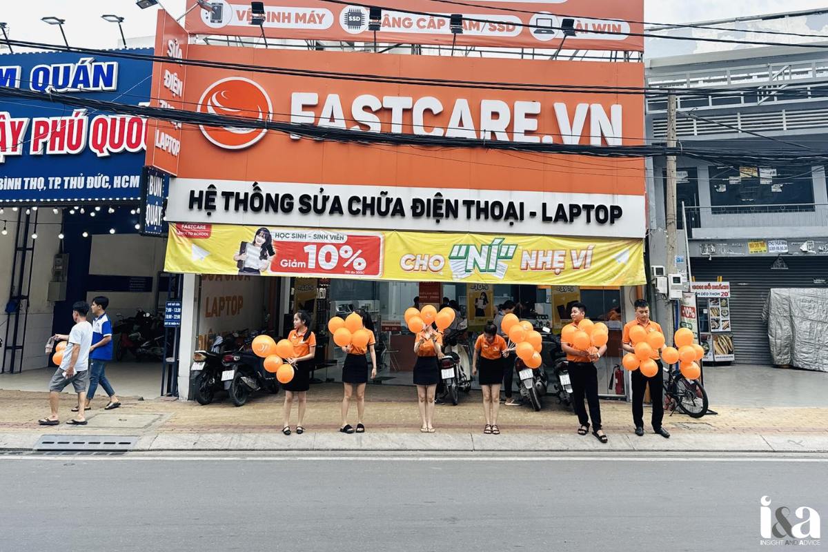 mặt tiền cửa hàng Fast Care