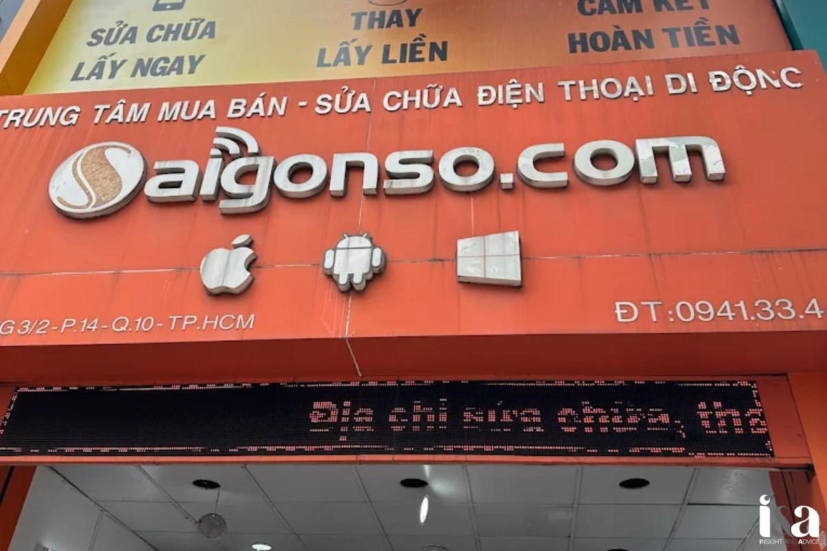 bảng hiệu Sài Gòn Số