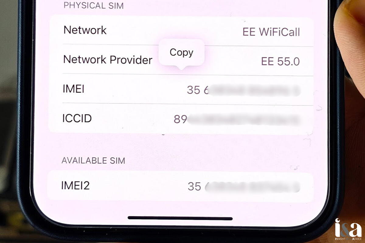 check số IMEI iPhone