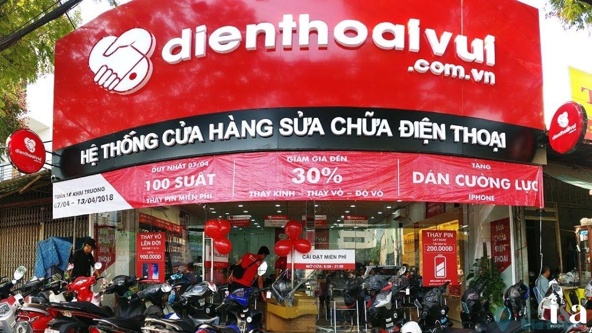 Cửa hàng điện thoại vui