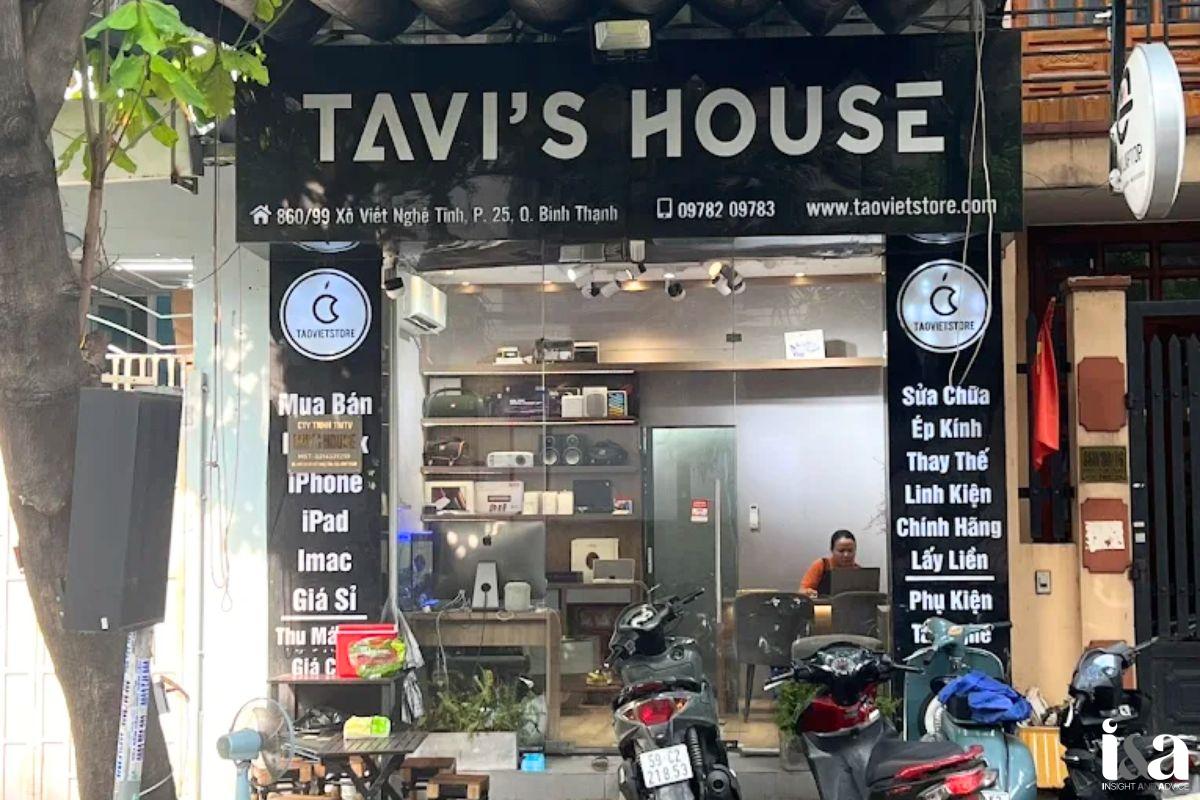 mặt tiền cửa hàng Táo Việt Store