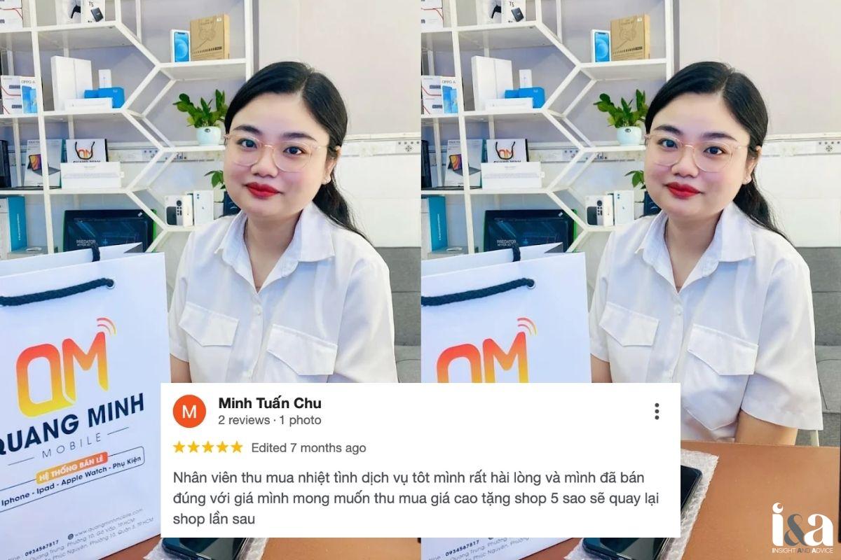 Review của khách hàng về Quang Minh Mobile