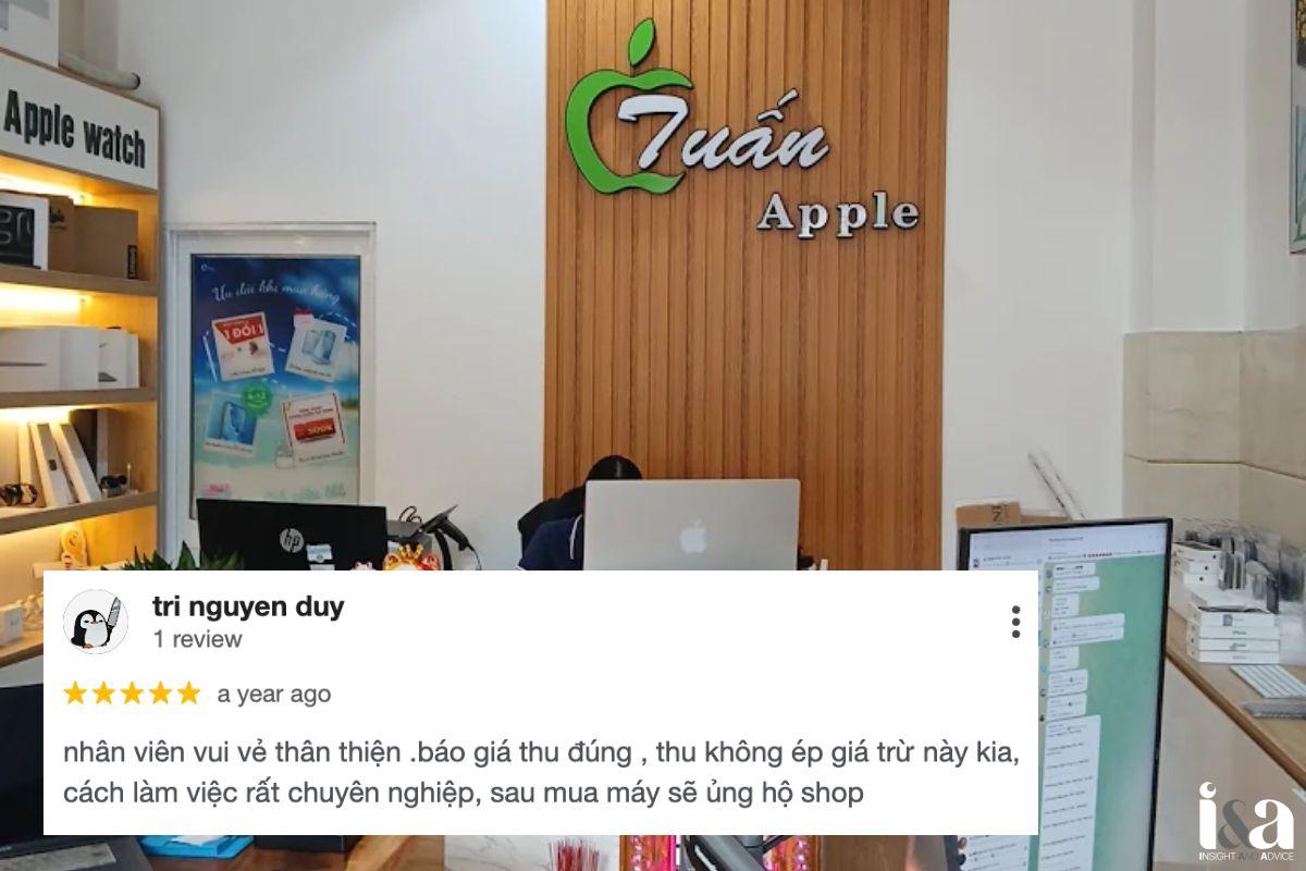 Review của khách hàng về Tuấn Apple
