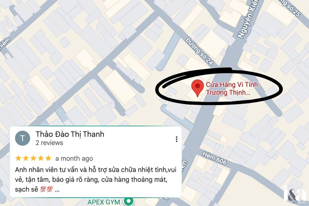 Vị trí Trường Thịnh Thủ Đức