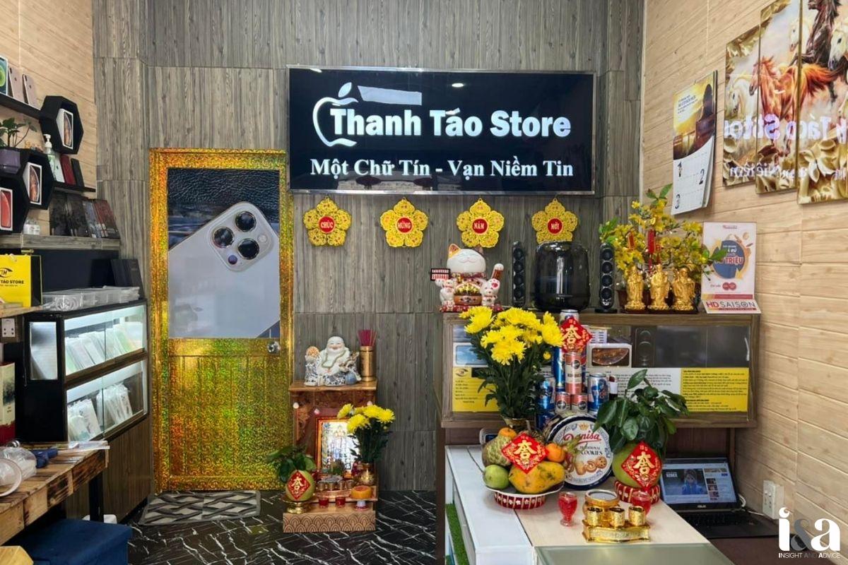 không gian cửa hàng Thanh Táo Mobile