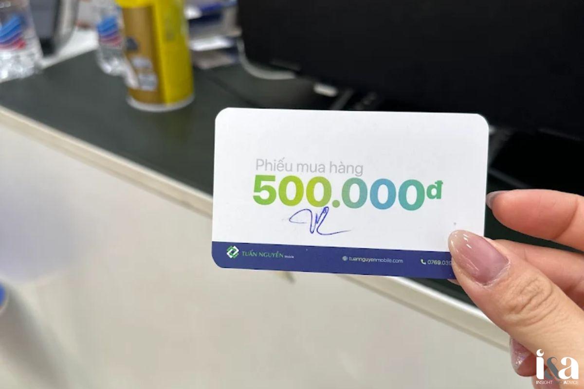 gift card 500K của Tuấn Nguyễn Mobile
