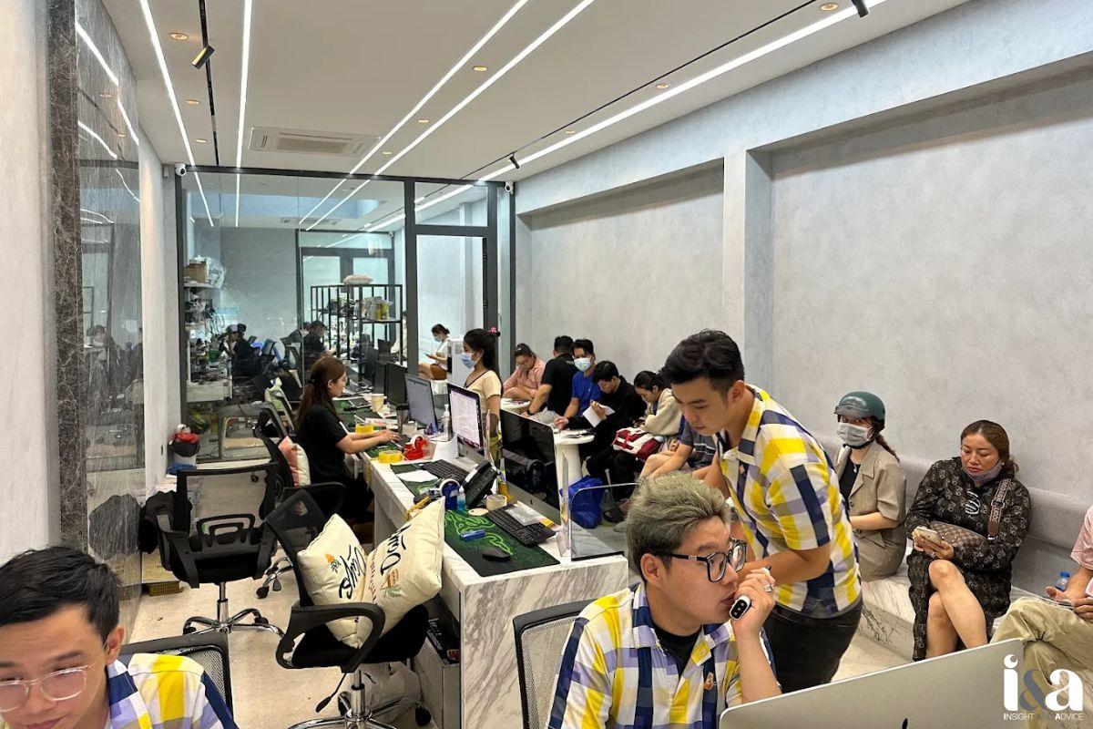 không gian hoạt động bên trong Chiêm Tài
