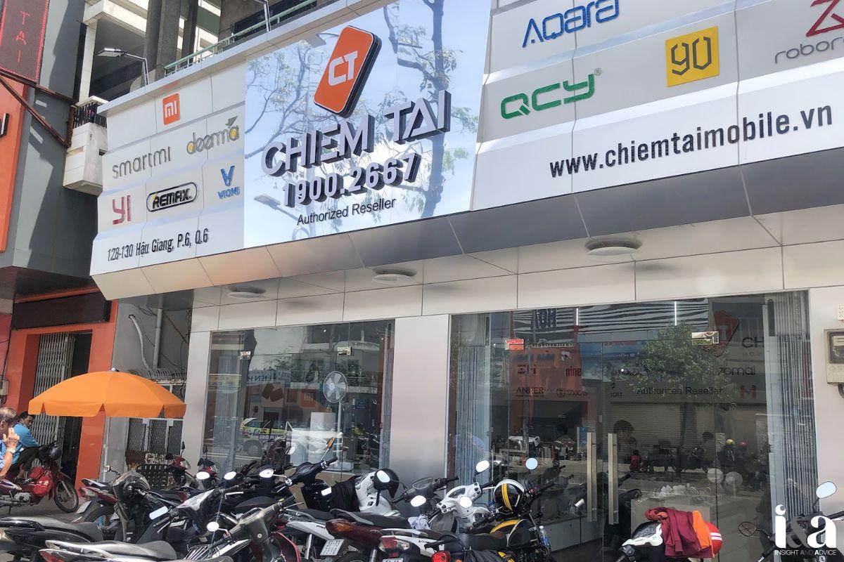 mặt tiền Chiêm Tài Mobile