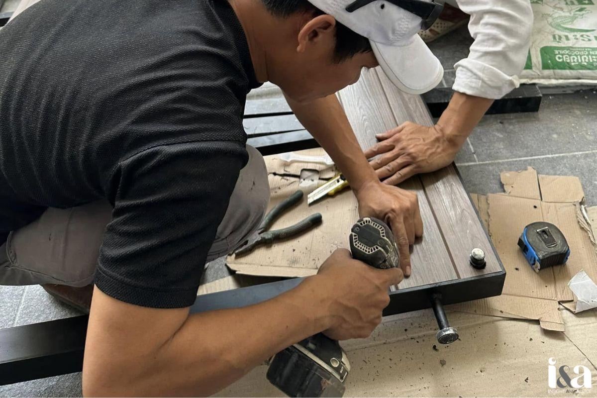 thi công cửa gỗ của Tâm Gỗ