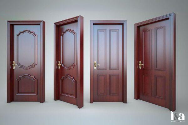 xưởng làm cửa gỗ tự nhiên giá rẻ