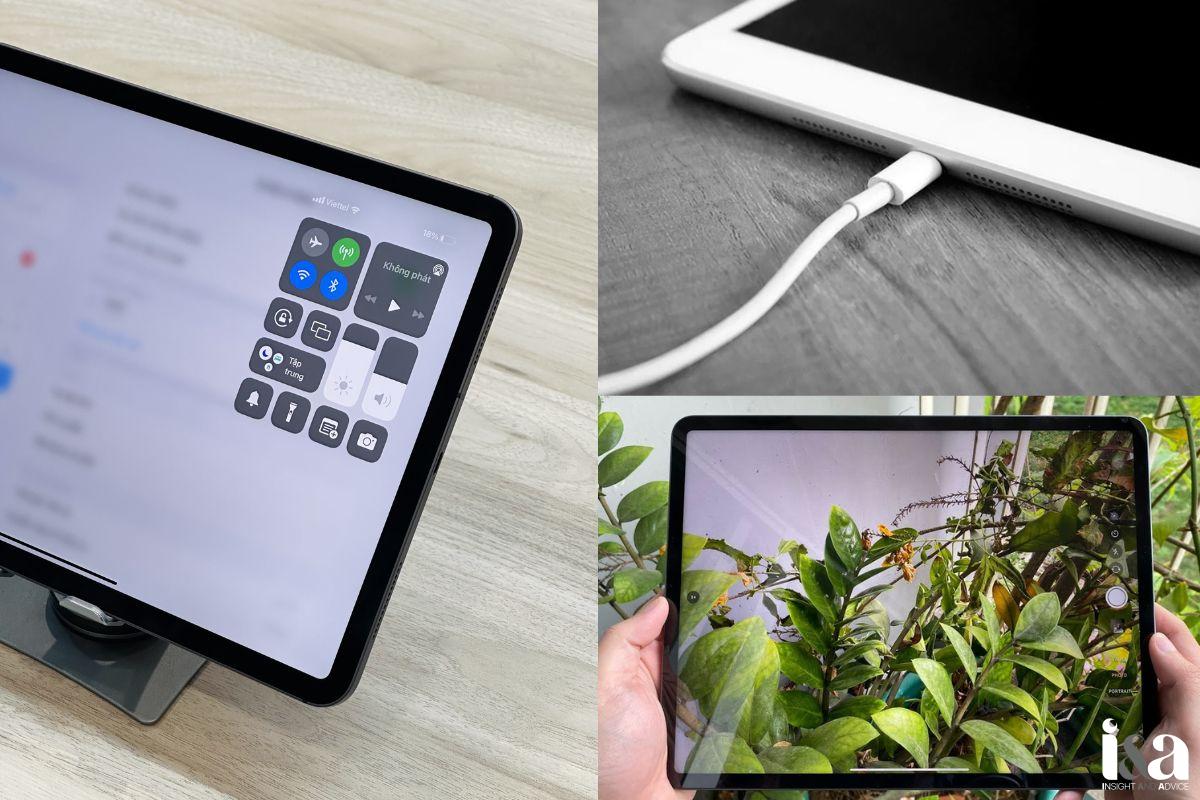 Check các tính năng trên ipad