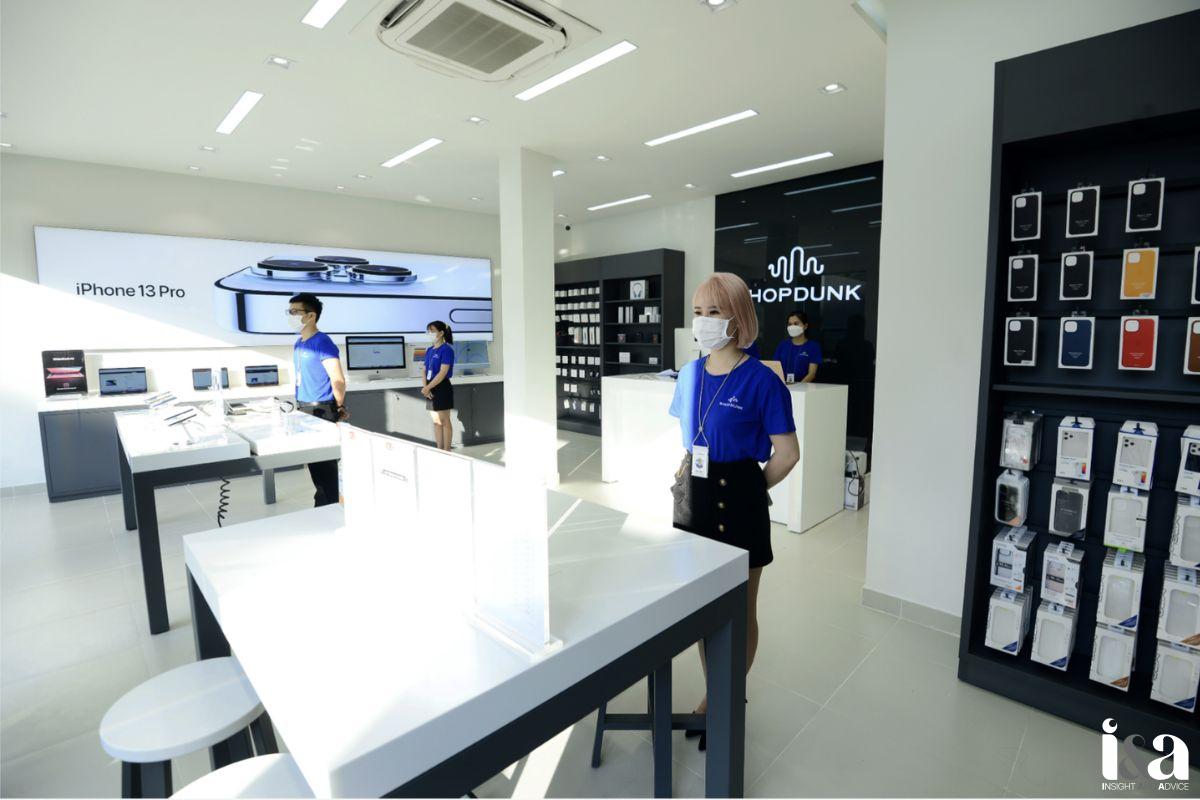 không gian bên trong ShopDunk