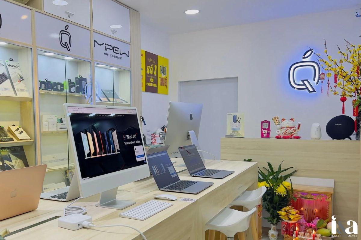 Không gian bên trong QMac Store