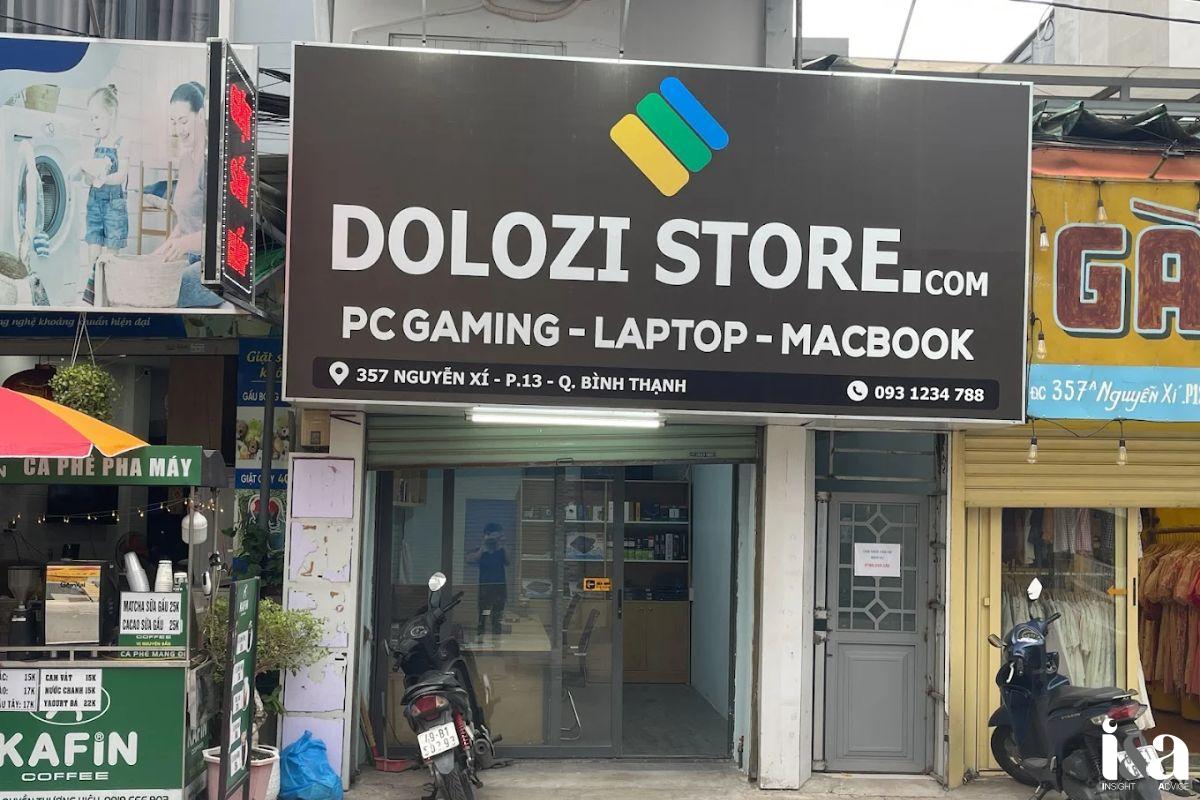 Mặt tiền cửa hàng Dolozi Store