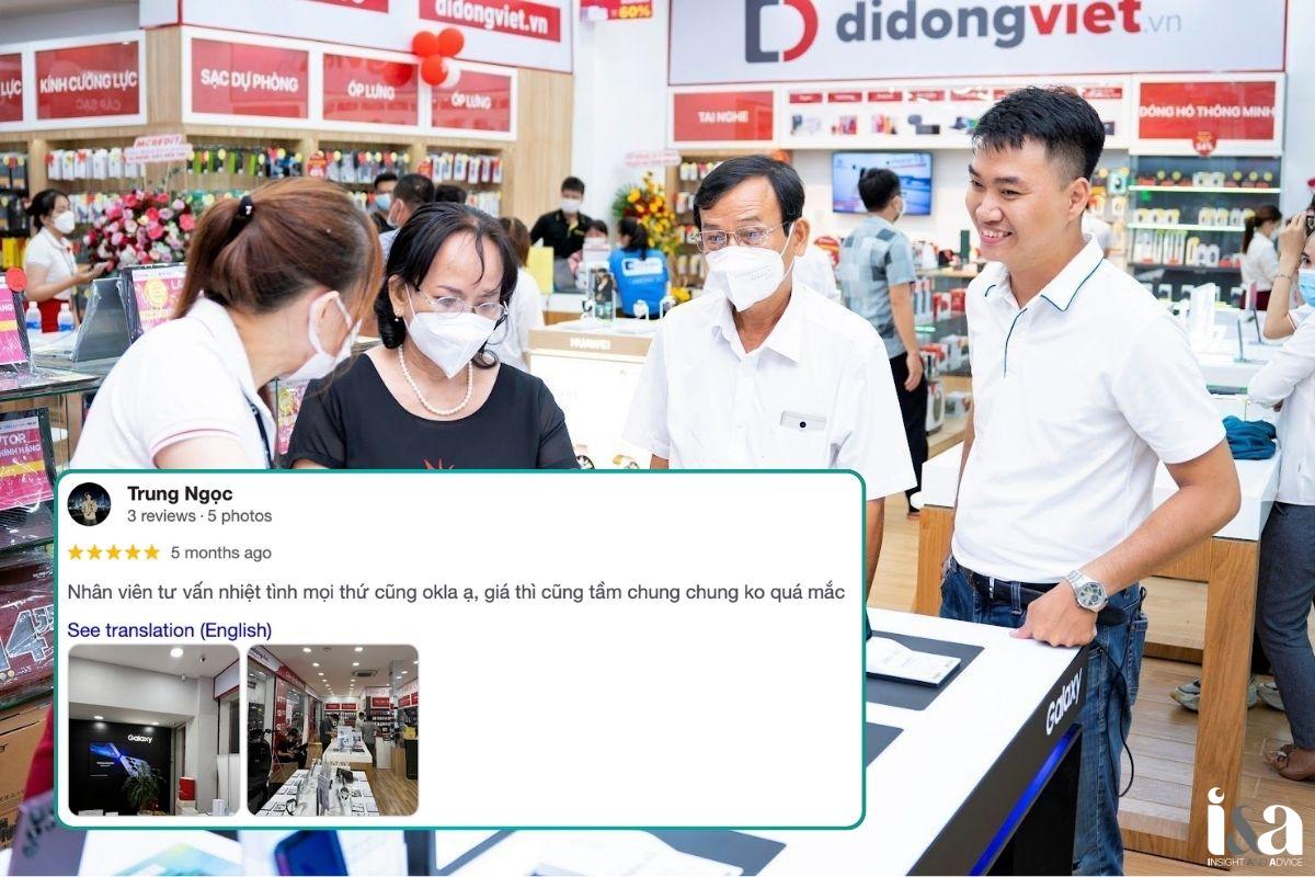 Khách hàng review về Di Động Việt