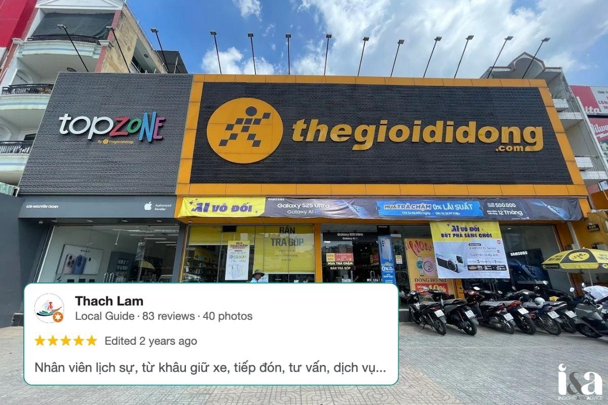 Khách hàng review về Thế Giới Di Động