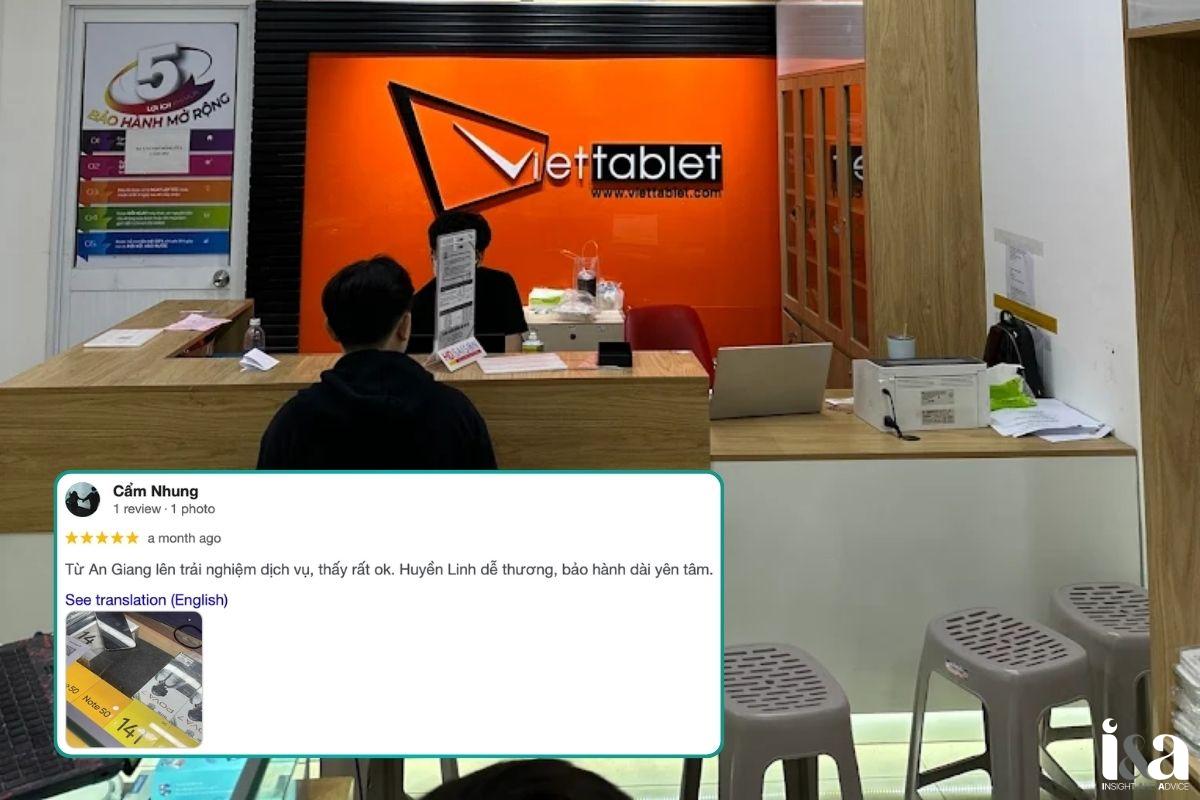 Khách hàng review về Viettablet