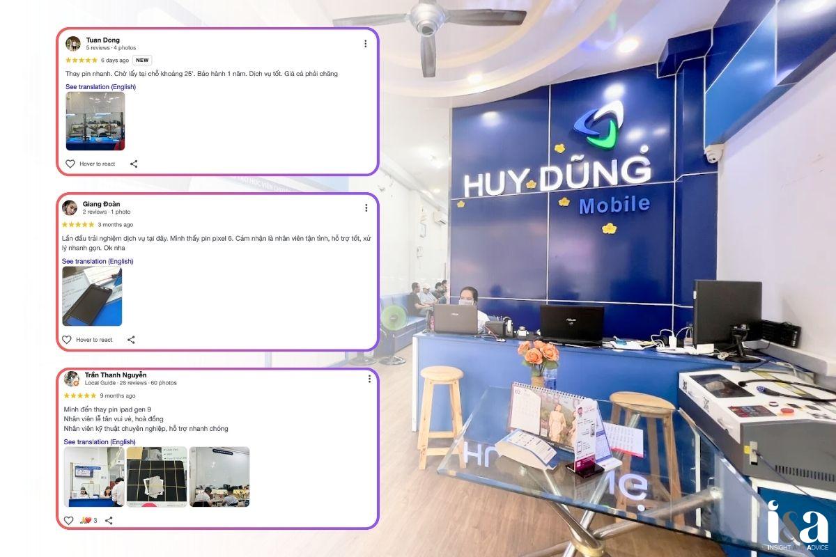 Hàng loạt đánh giá 5 sao trên Google Maps 